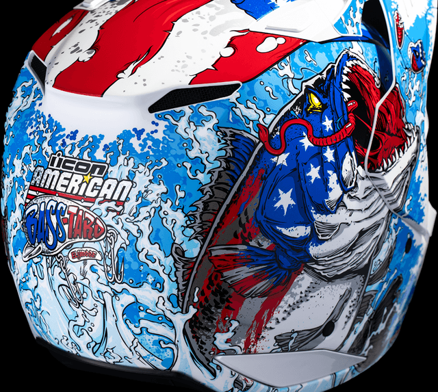ICON 0104-3283 Elsinore™ Helmet - American Basstard - Blue - 2XL — image 9 of 11