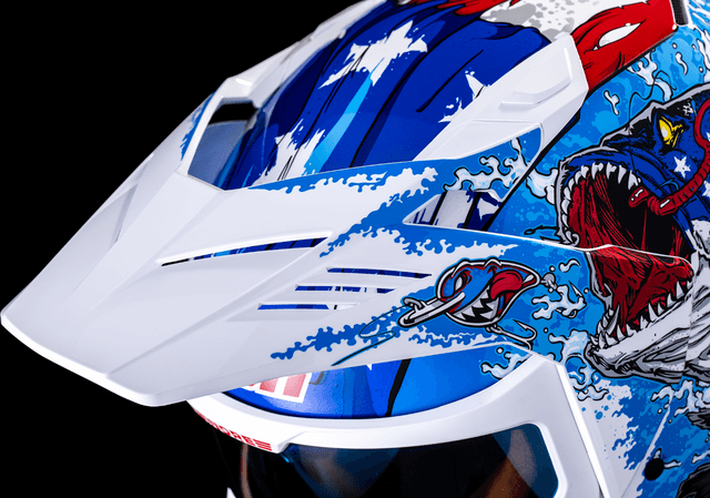 ICON 0104-3283 Elsinore™ Helmet - American Basstard - Blue - 2XL — image 7 of 11
