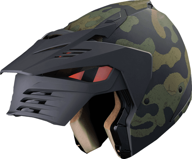 ICON 0104-3285 Elsinore™ Helmet - Magnacross - Green - XS — image 3 of 11