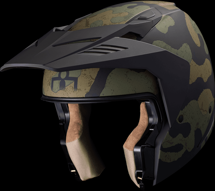 ICON 0104-3286 Elsinore™ Helmet - Magnacross - Green - Small — image 9 of 11