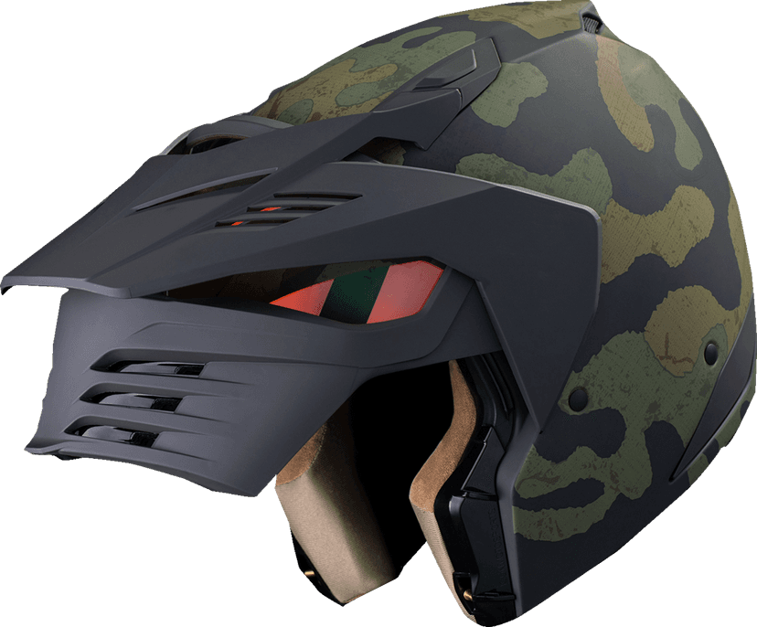ICON 0104-3286 Elsinore™ Helmet - Magnacross - Green - Small — image 3 of 11