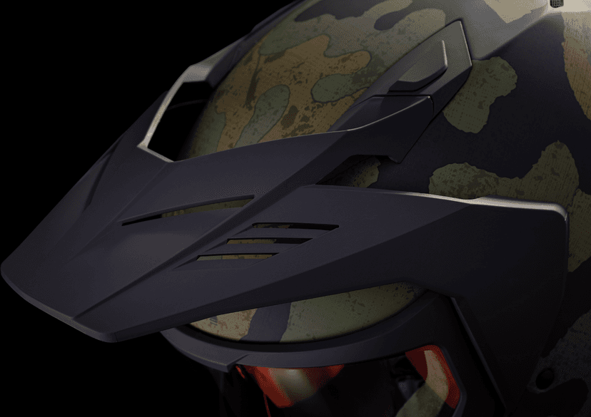 ICON 0104-3288 Elsinore™ Helmet - Magnacross - Green - Large — image 9 of 11