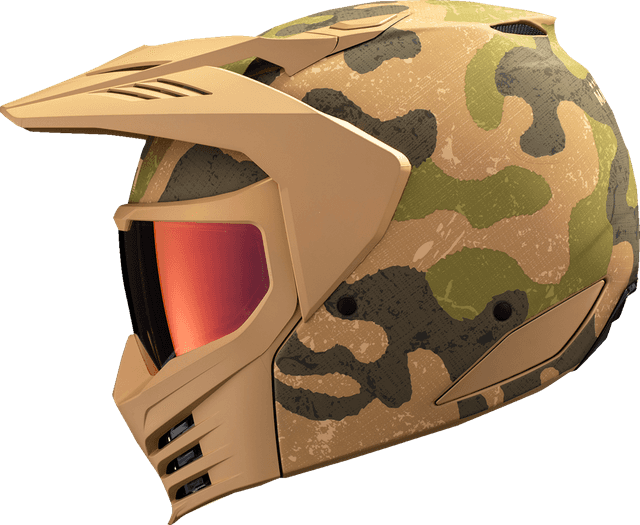 ICON 0104-3292 Elsinore™ Helmet - Magnacross - Tan - XS — image 2 of 11
