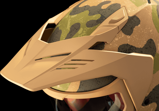 ICON 0104-3292 Elsinore™ Helmet - Magnacross - Tan - XS — image 10 of 11