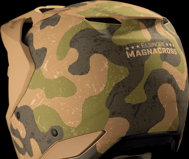 ICON 0104-3292 Elsinore™ Helmet - Magnacross - Tan - XS — image 6 of 11