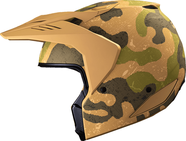 ICON 0104-3293 Elsinore™ Helmet - Magnacross - Tan - Small — image 4 of 11