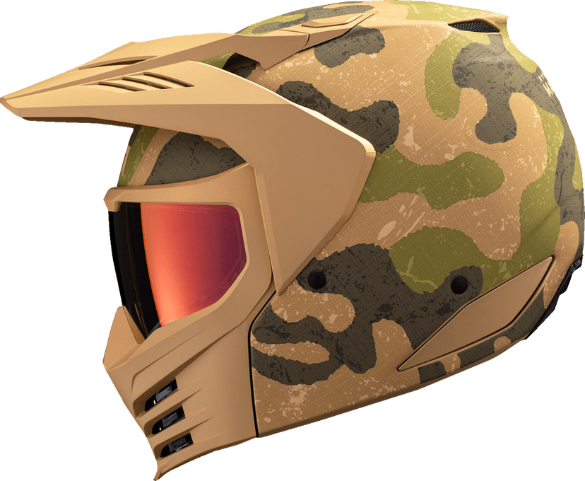 ICON 0104-3295 Elsinore™ Helmet - Magnacross - Tan - Medium — image 2 of 11