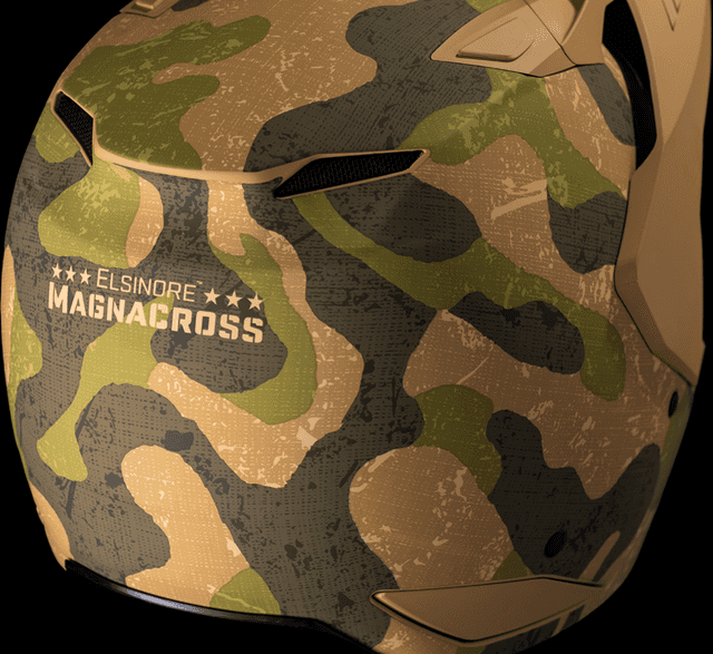 ICON 0104-3301 Elsinore™ Helmet - Magnacross - Tan - 3XL — image 8 of 11