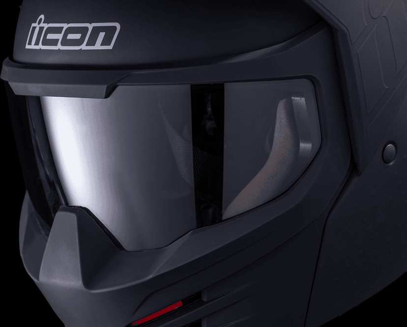 ICON 0104-3302 Elsinore™ Helmet - Monotype - Black - Medium — image 5 of 12