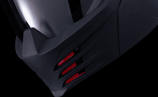ICON 0104-3303 Elsinore™ Helmet - Monotype - Black - Large — image 5 of 12