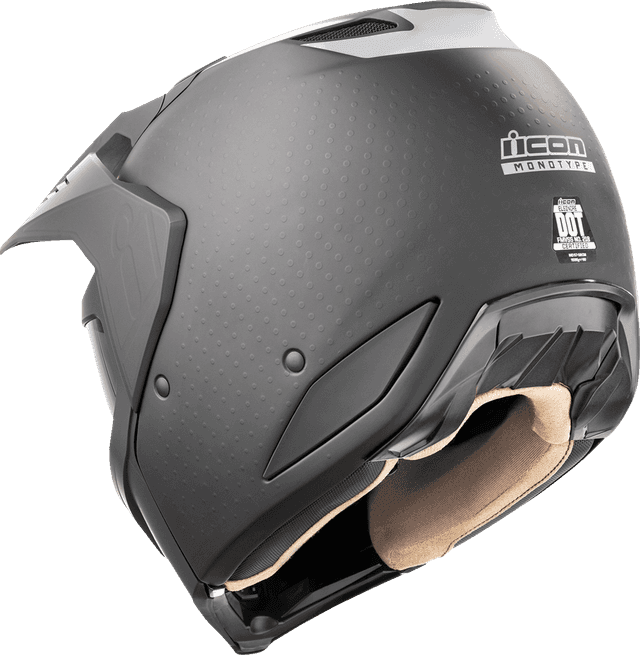 ICON 0104-3303 Elsinore™ Helmet - Monotype - Black - Large — image 3 of 12