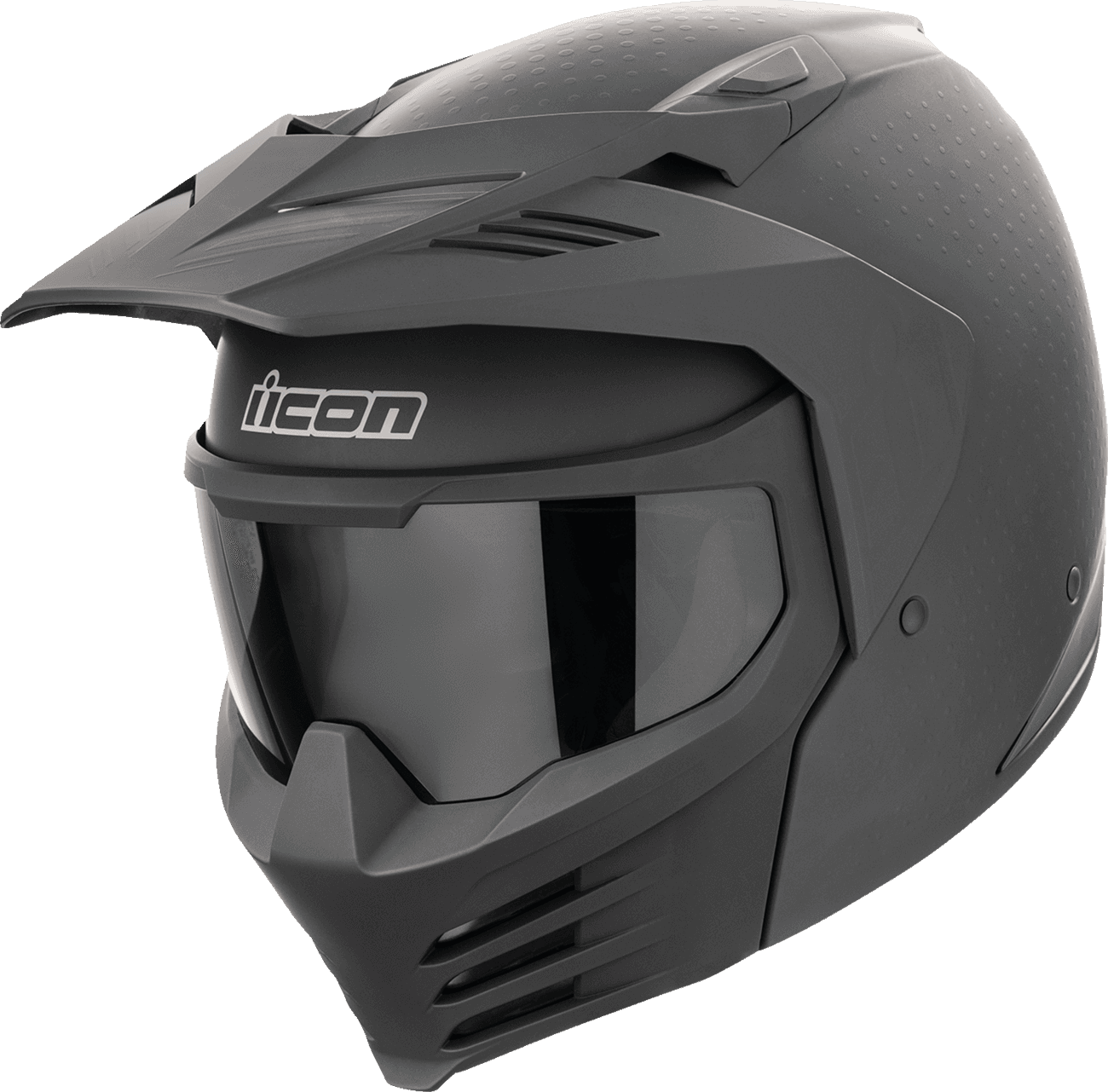 ICON 0104-3303 Elsinore™ Helmet - Monotype - Black - Large