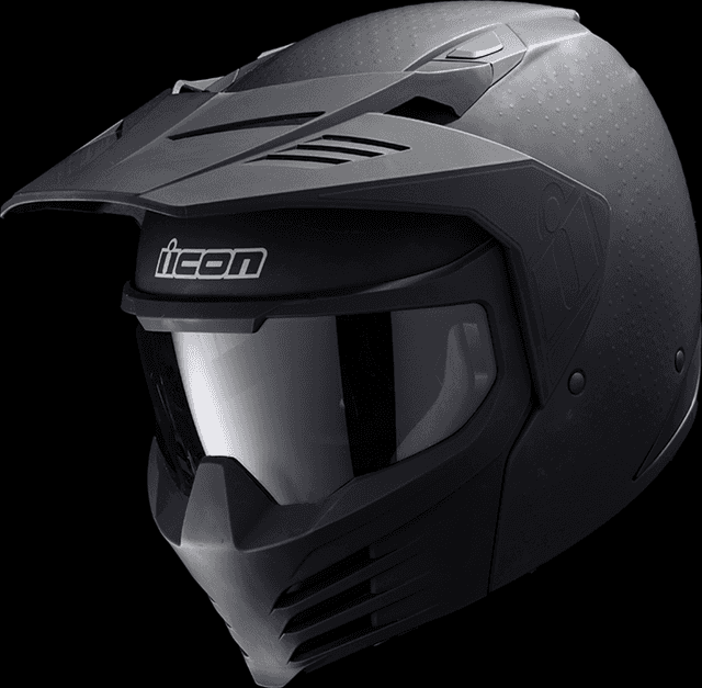 ICON 0104-3303 Elsinore™ Helmet - Monotype - Black - Large — image 9 of 12