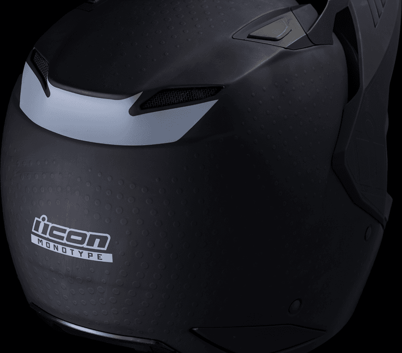 ICON 0104-3304 Elsinore™ Helmet - Monotype - Black - XL — image 6 of 12
