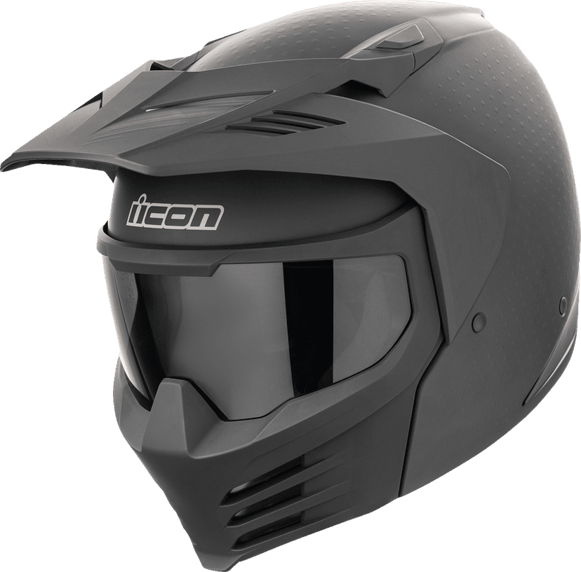 ICON 0104-3305 Elsinore™ Helmet - Monotype - Black - 2XL — image 1 of 12