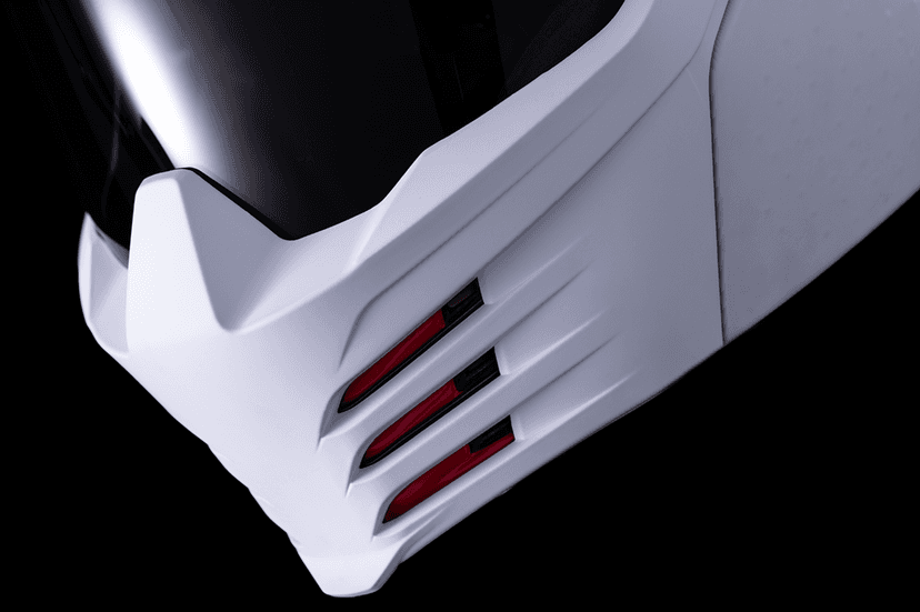 ICON 0104-3308 Elsinore™ Helmet - Monotype - White - XS — image 10 of 11