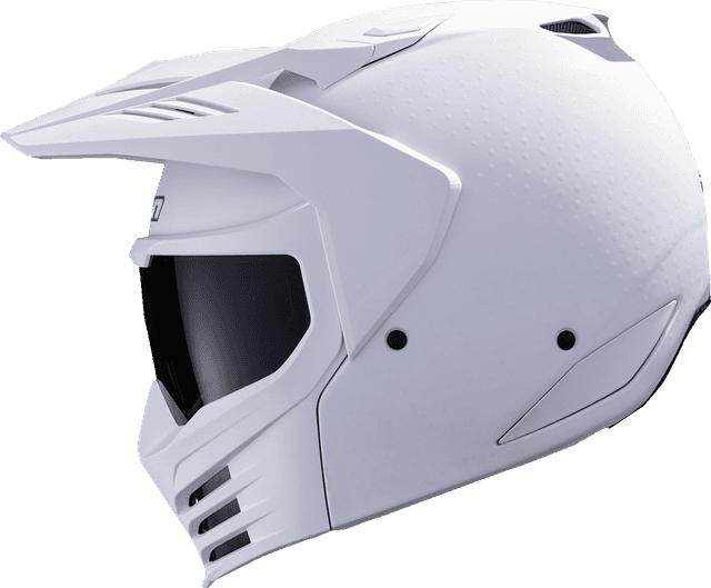 ICON 0104-3309 Elsinore™ Helmet - Monotype - White - Small — image 2 of 11