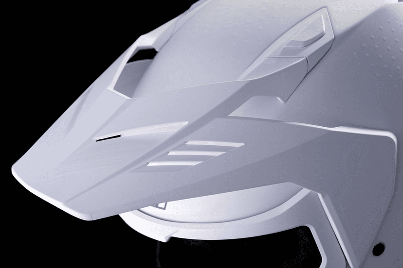 ICON 0104-3312 Elsinore™ Helmet - Monotype - White - XL — image 7 of 11