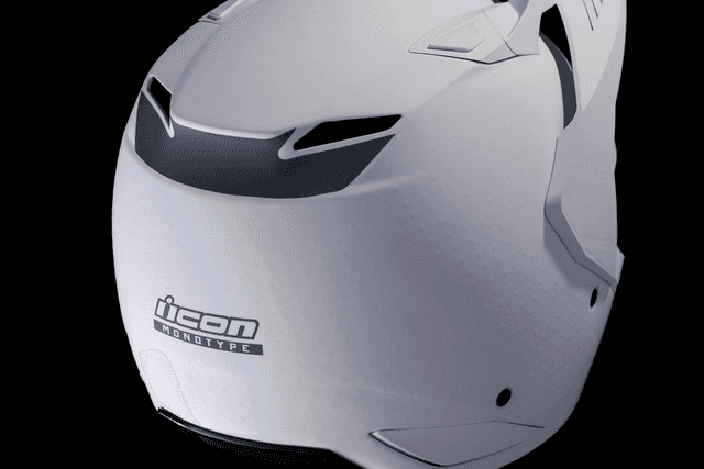 ICON 0104-3314 Elsinore™ Helmet - Monotype - White - 3XL — image 9 of 11