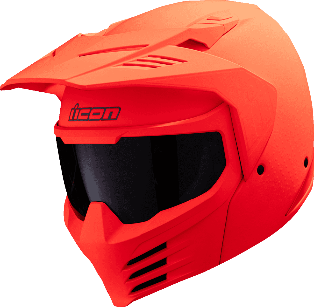 ICON 0104-3316 Elsinore™ Helmet - Monotype - Red - Small