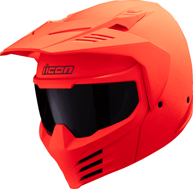 ICON 0104-3316 Elsinore™ Helmet - Monotype - Red - Small — image 1 of 11