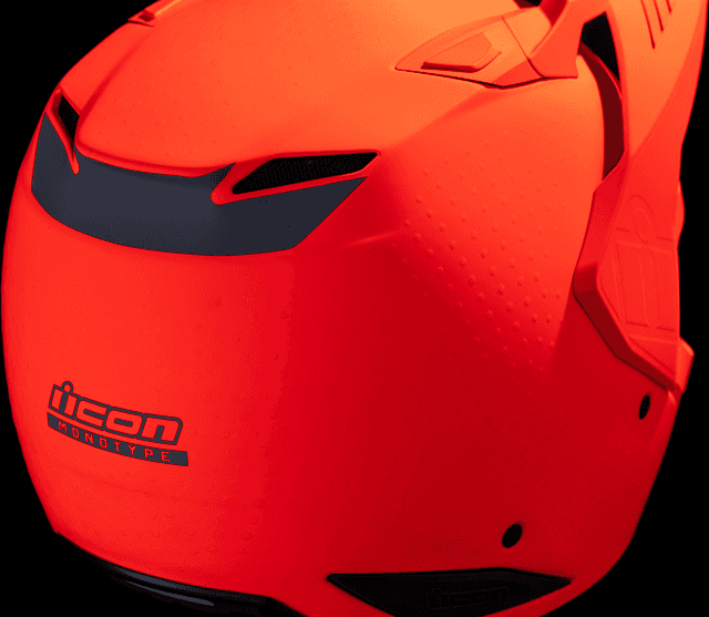 ICON 0104-3316 Elsinore™ Helmet - Monotype - Red - Small — image 7 of 11