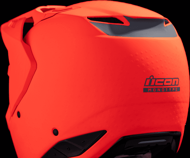 ICON 0104-3317 Elsinore™ Helmet - Monotype - Red - Medium — image 10 of 11