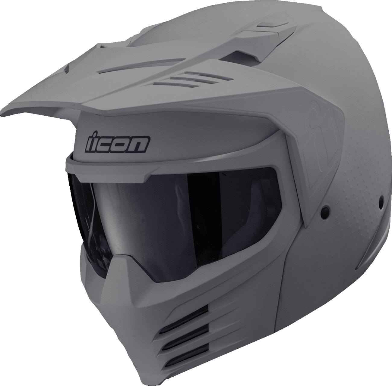 ICON 0104-3322 Elsinore™ Helmet - Monotype - Gray - XS