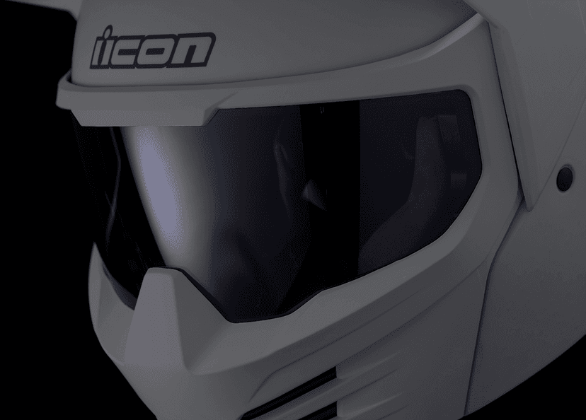 ICON 0104-3324 Elsinore™ Helmet - Monotype - Gray - Medium — image 9 of 10