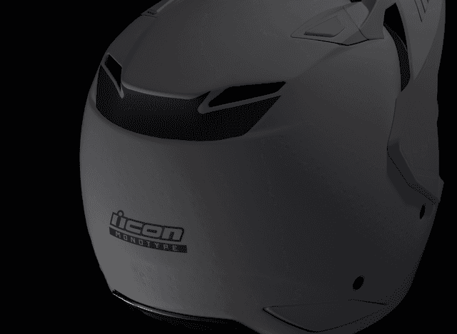 ICON 0104-3325 Elsinore™ Helmet - Monotype - Gray - Large — image 8 of 10