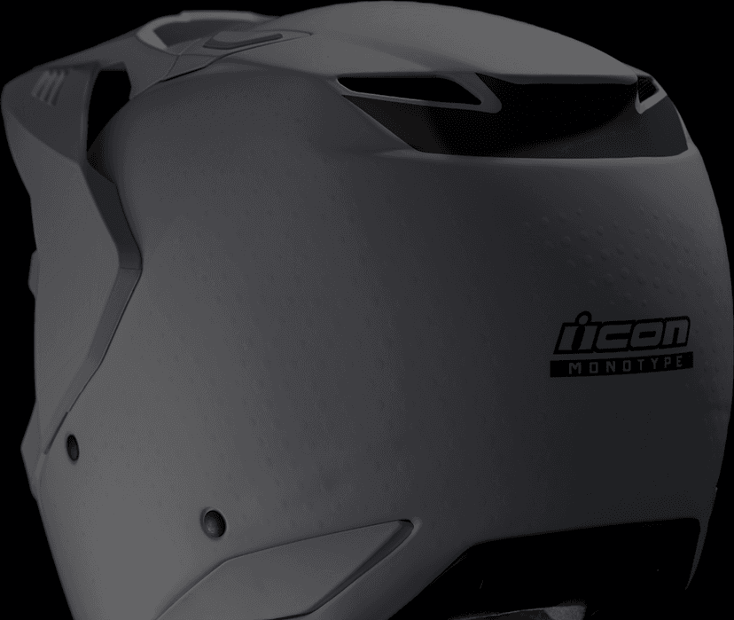 ICON 0104-3325 Elsinore™ Helmet - Monotype - Gray - Large — image 10 of 10