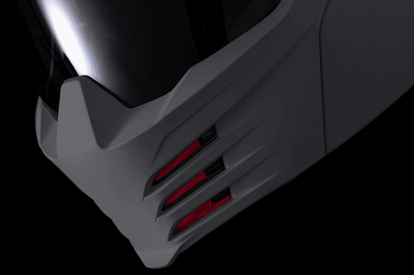 ICON 0104-3329 Elsinore™ Helmet - Monotype - Gray - 2XL — image 9 of 10