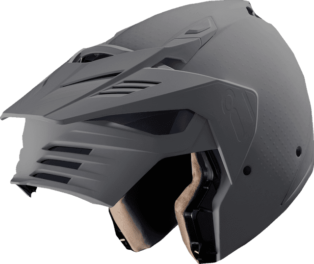 ICON 0104-3330 Elsinore™ Helmet - Monotype - Gray - 3XL — image 3 of 10