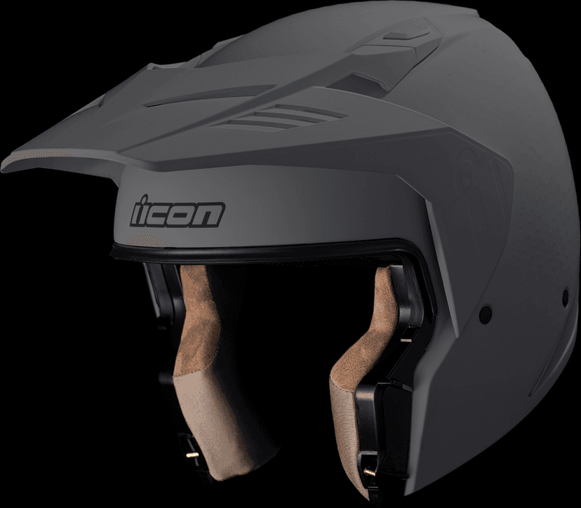 ICON 0104-3330 Elsinore™ Helmet - Monotype - Gray - 3XL — image 6 of 10