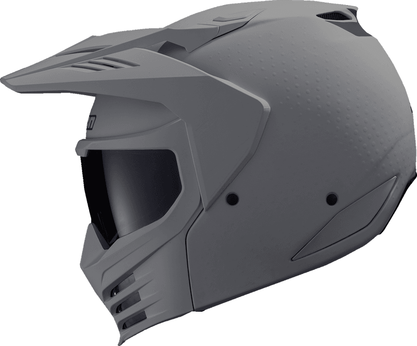 ICON 0104-3330 Elsinore™ Helmet - Monotype - Gray - 3XL — image 2 of 10