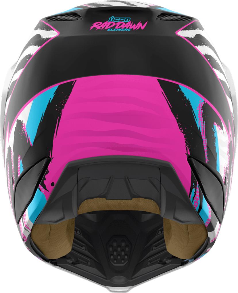 ICON 0104-3340 Elsinore™ Helmet - Rad Dawn - White - Medium — image 3 of 6