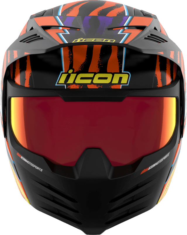 ICON 0104-3345 Elsinore™ Helmet - Rad Dawn - Orange - XS — image 5 of 6