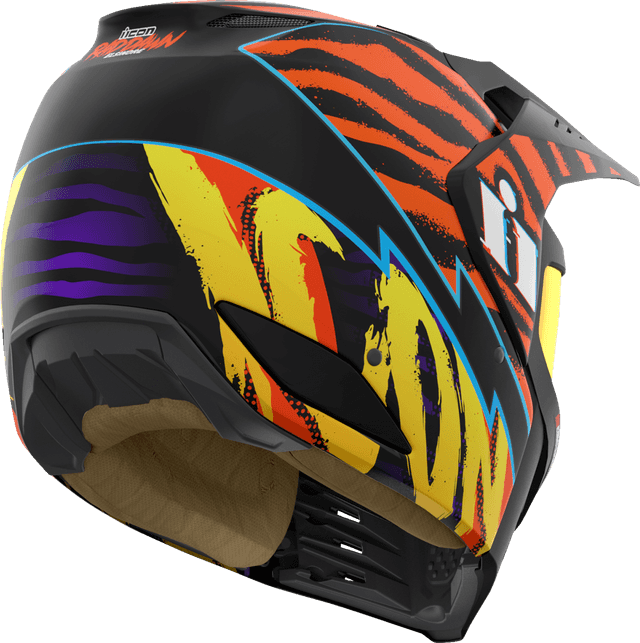 ICON 0104-3346 Elsinore™ Helmet - Rad Dawn - Orange - Small — image 4 of 6