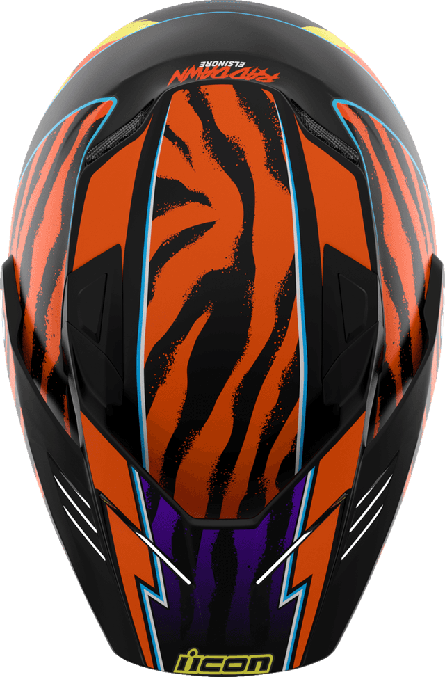 ICON 0104-3346 Elsinore™ Helmet - Rad Dawn - Orange - Small — image 6 of 6