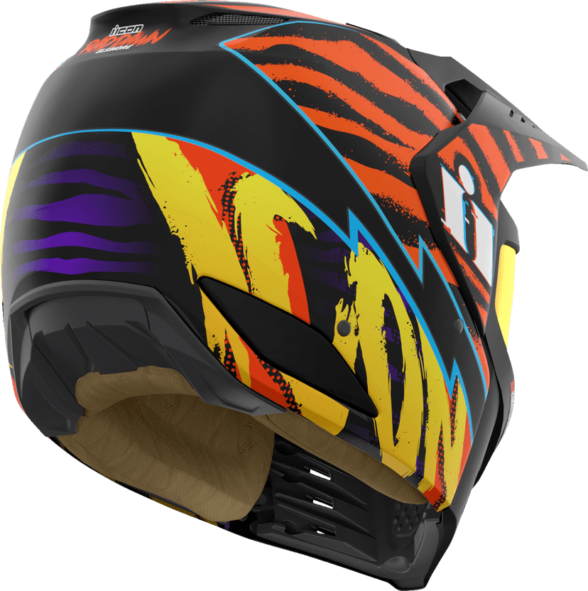 ICON 0104-3349 Elsinore™ Helmet - Rad Dawn - Orange - XL — image 4 of 6
