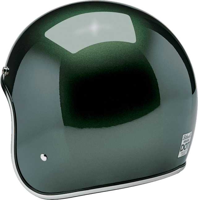 BILTWELL 0104-3522 Bonanza Helmet - Metallic Sierra Green - XS — image 5 of 6