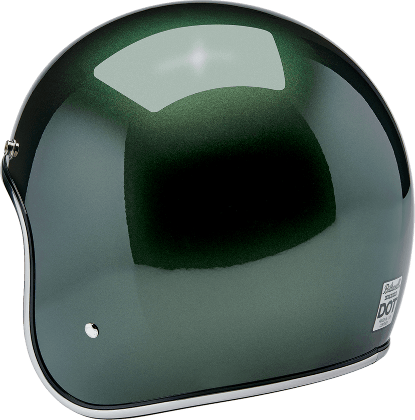 BILTWELL 0104-3522 Bonanza Helmet - Metallic Sierra Green - XS — image 5 of 6