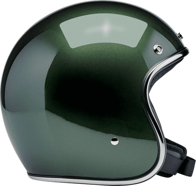 BILTWELL 0104-3522 Bonanza Helmet - Metallic Sierra Green - XS — image 4 of 6