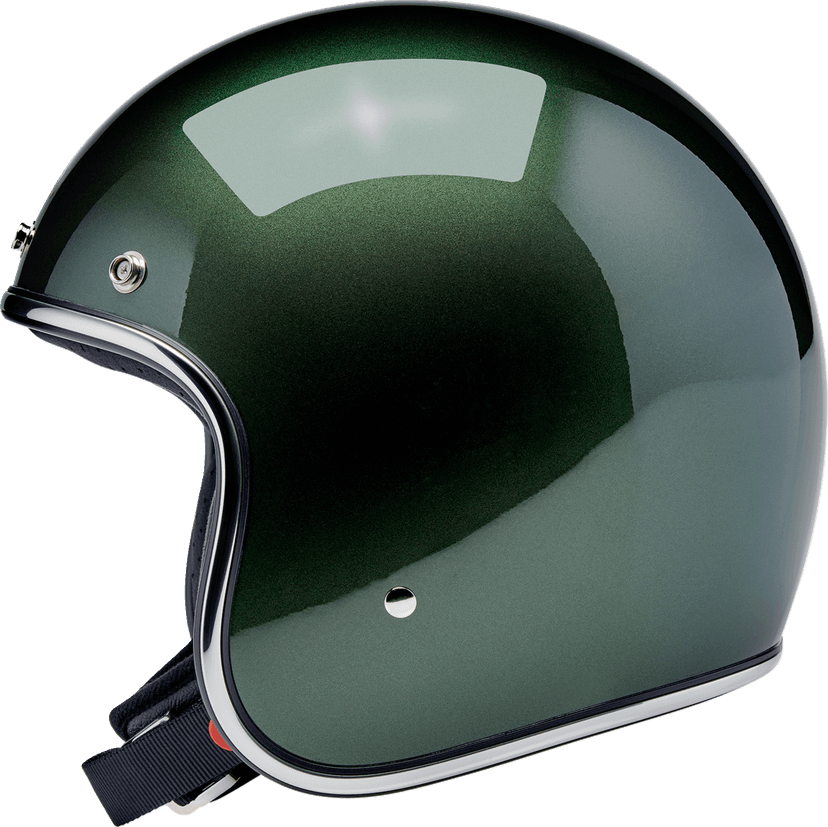 BILTWELL 0104-3523 Bonanza Helmet - Metallic Sierra Green - Small — image 3 of 6