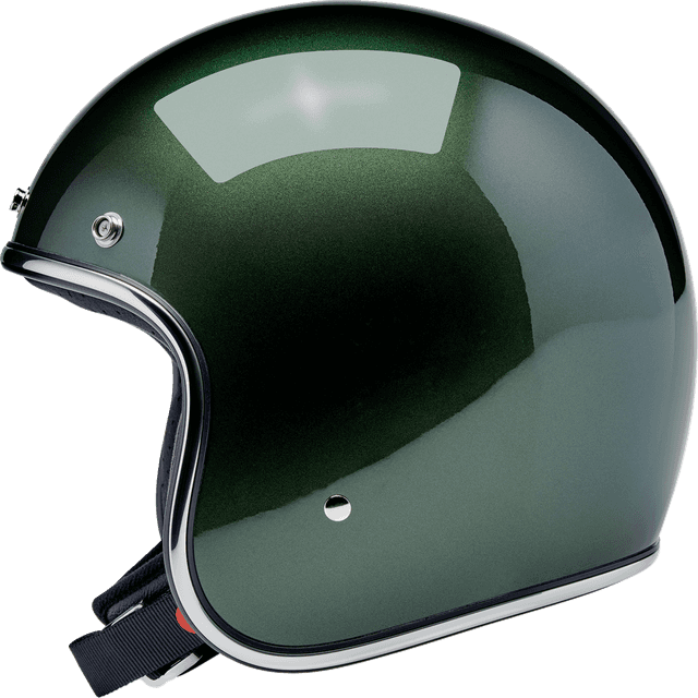 BILTWELL 0104-3526 Bonanza Helmet - Metallic Sierra Green - XL — image 3 of 6