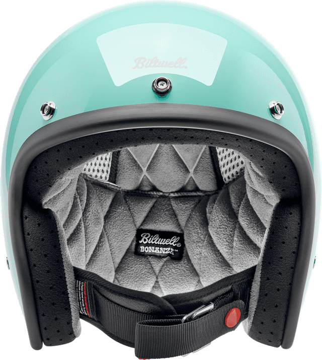 BILTWELL 0104-3537 Bonanza Helmet - Mint Julip - Large — image 4 of 6