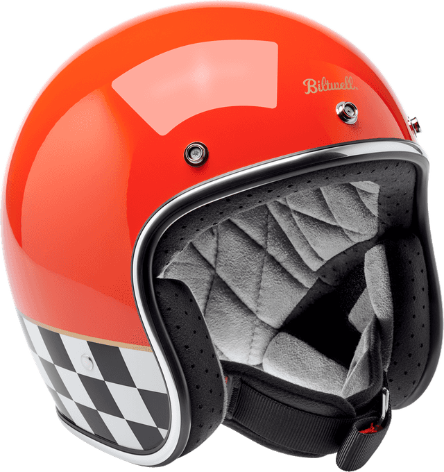 BILTWELL 0104-3547 Bonanza Helmet - Competition - Orange - Small — image 3 of 7