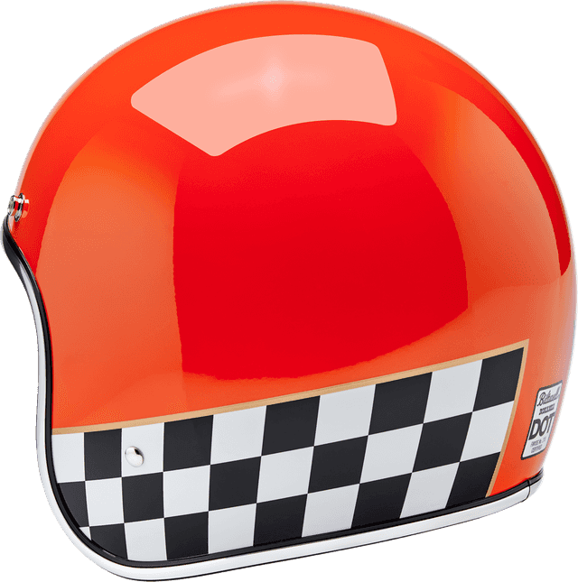 BILTWELL 0104-3548 Bonanza Helmet - Competition - Orange - Medium — image 5 of 7