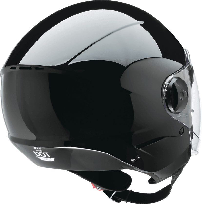 Z1R 0104-3596 Scuzzi Helmet - Solid - Black - Large — image 2 of 4