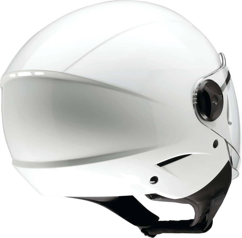 Z1R 0104-3599 Scuzzi Helmet - Solid - White - XS — image 4 of 4